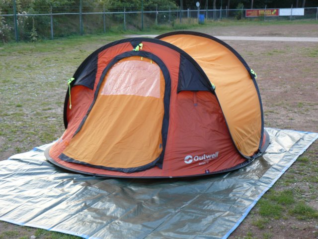 Tent opzetten